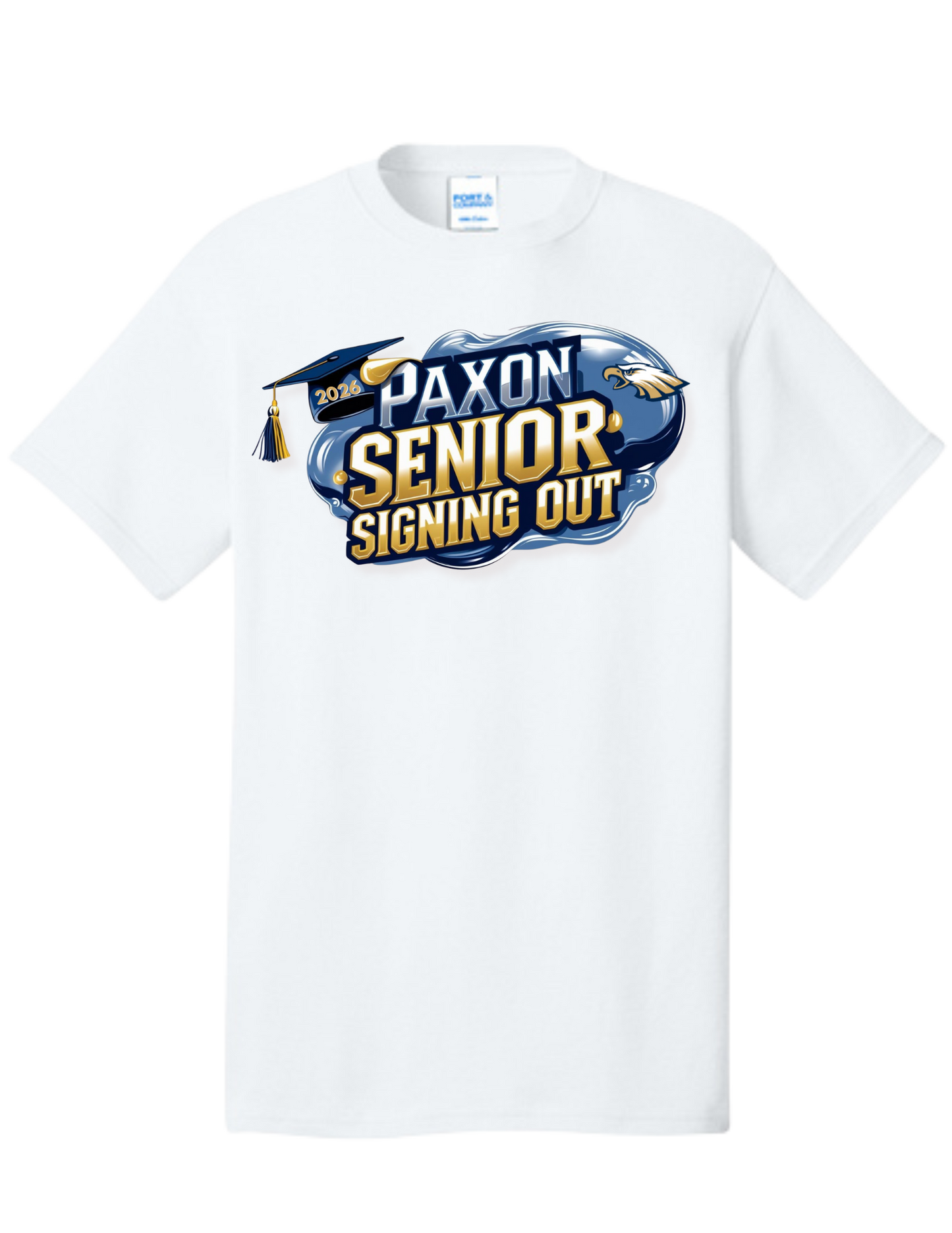 Senior Signing out - White