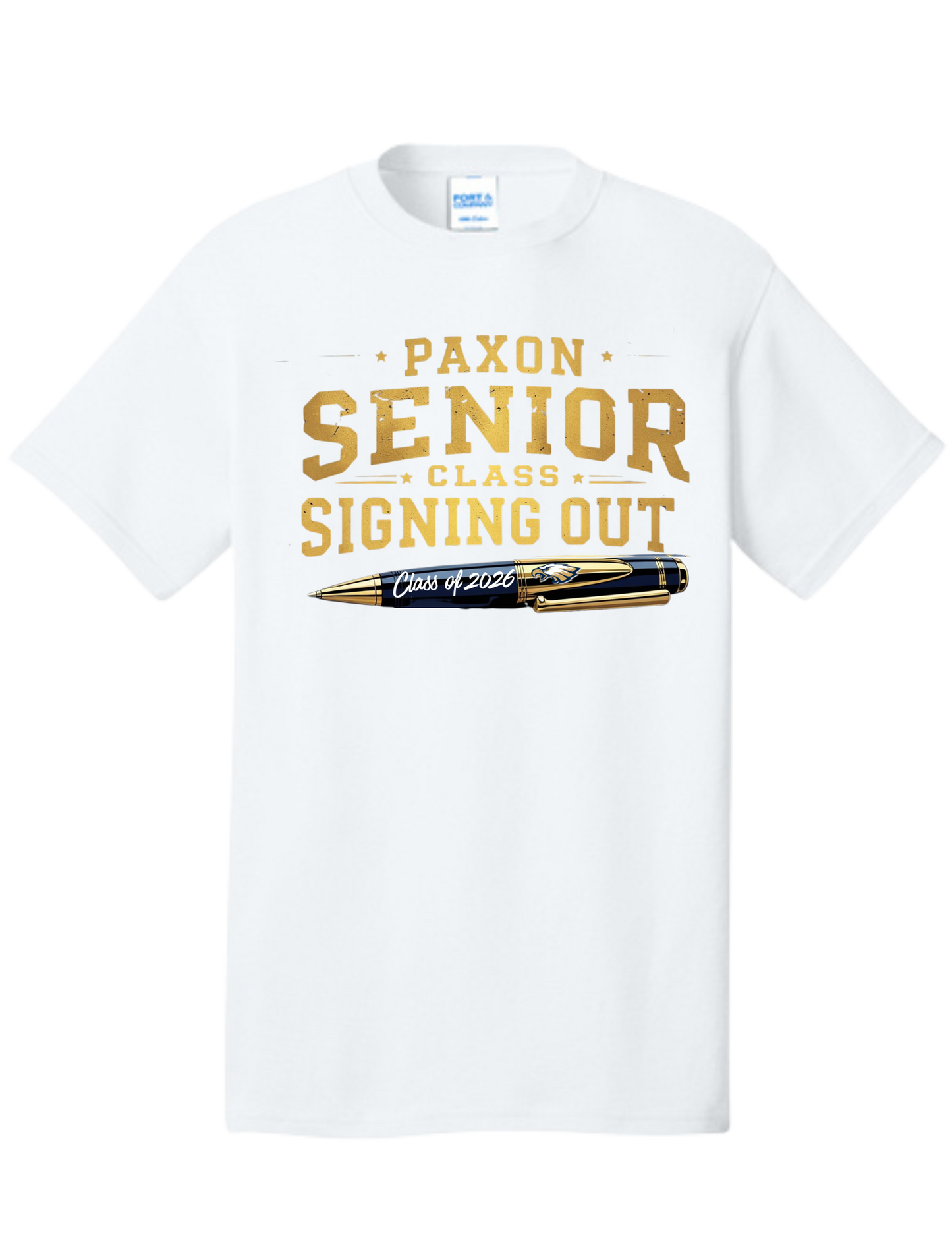 Paxon Senior Signing Out - White