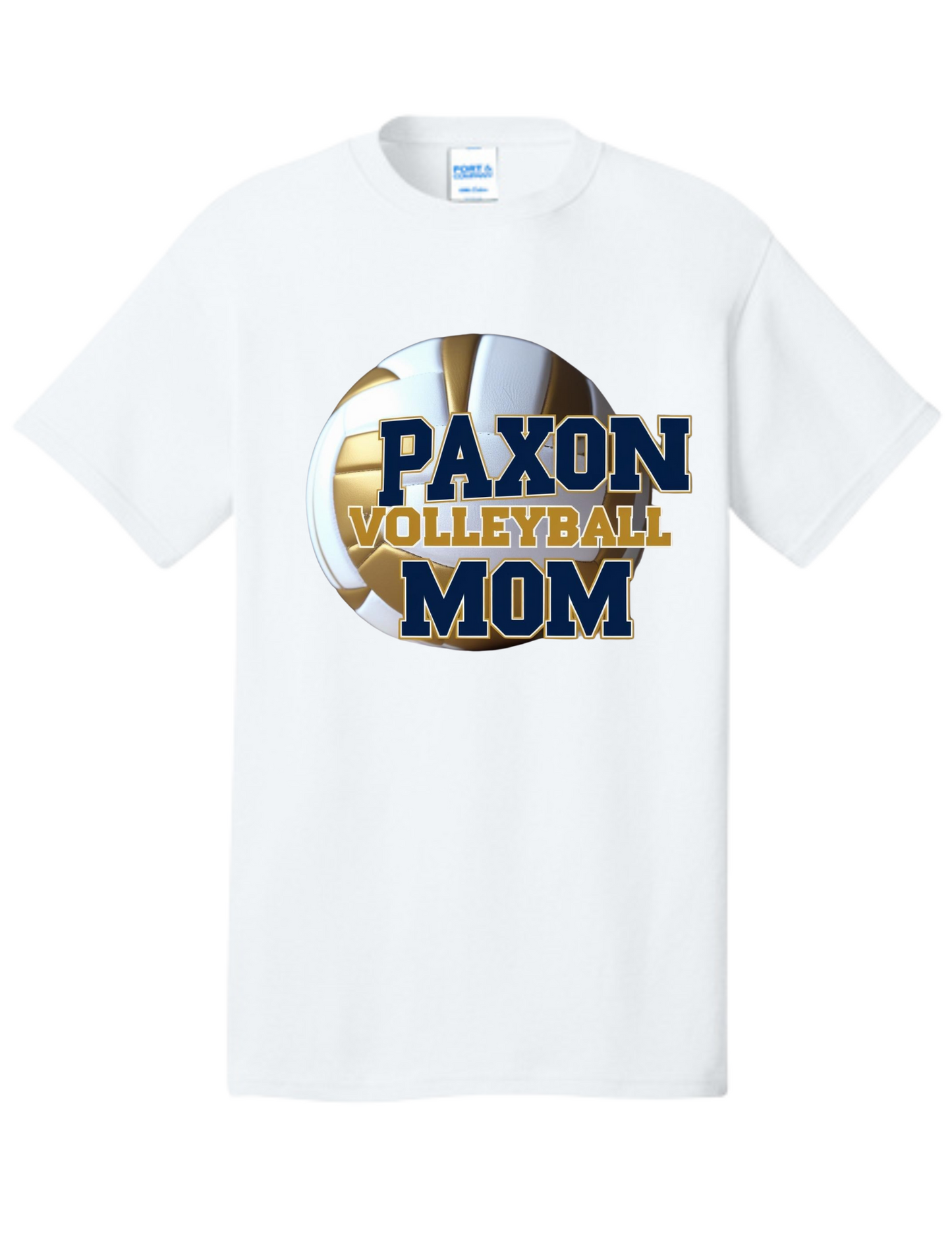 Volleyball Mom - White