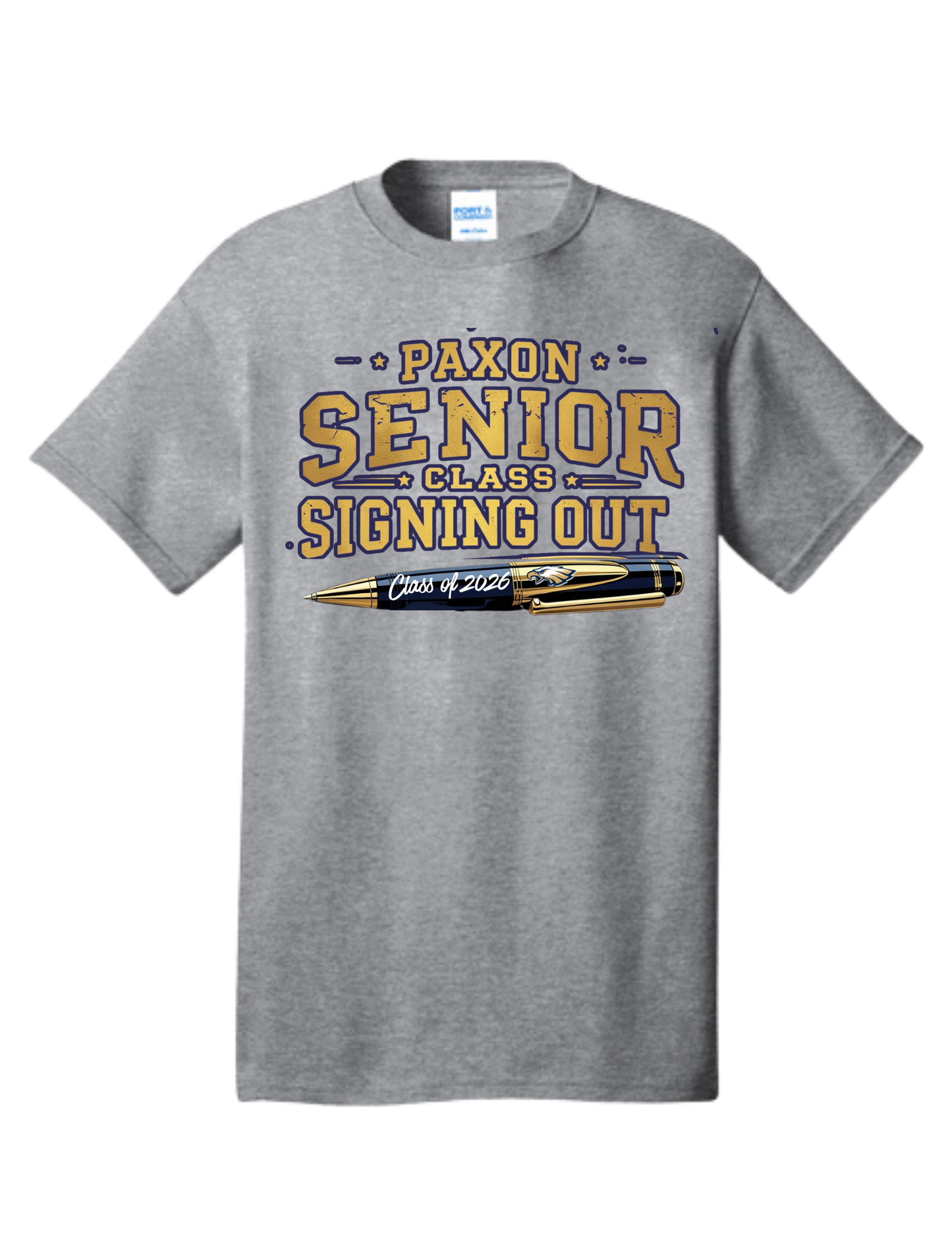 Paxon Senior Signing Out - Gray
