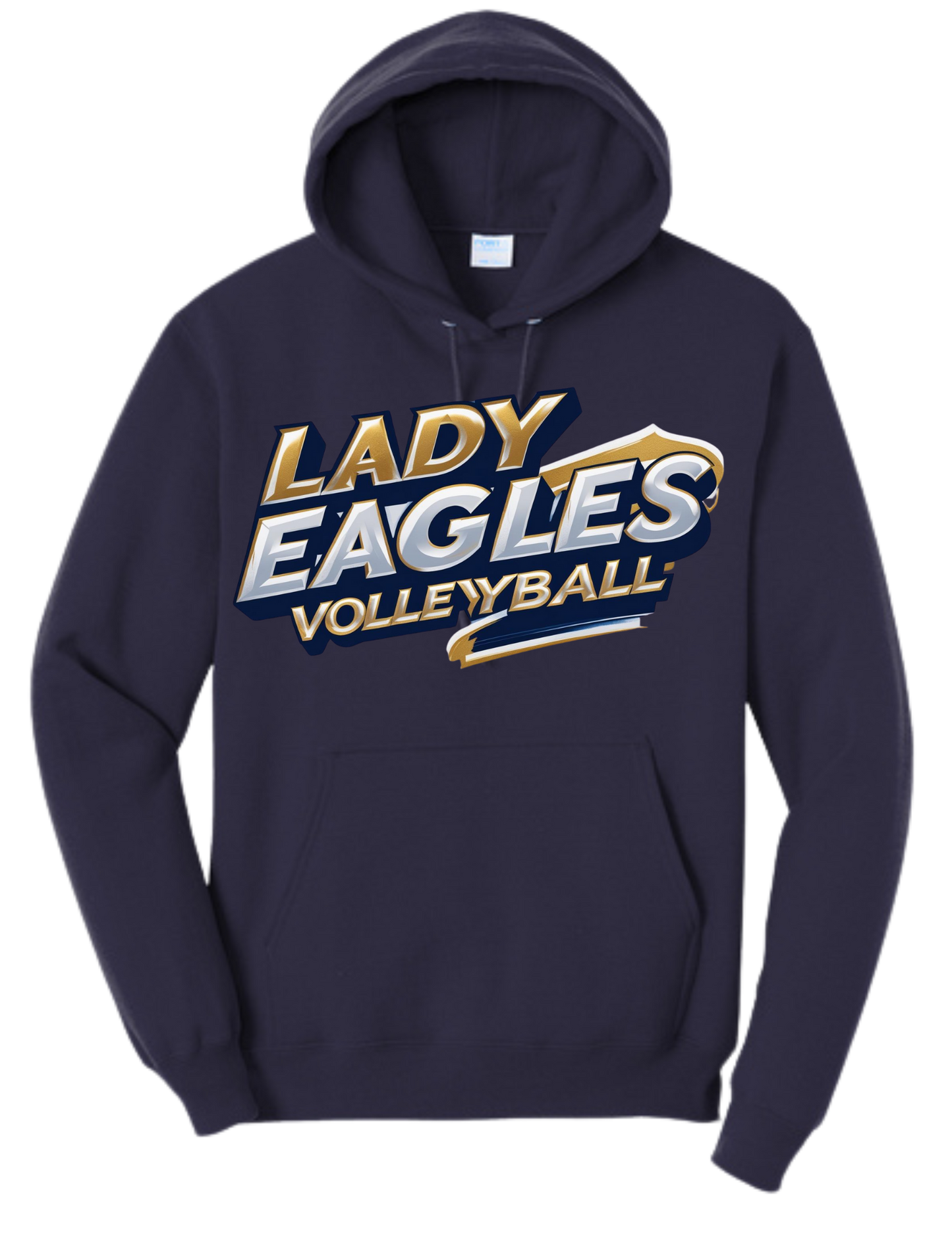 Lady Eagles Hoodie - Navy