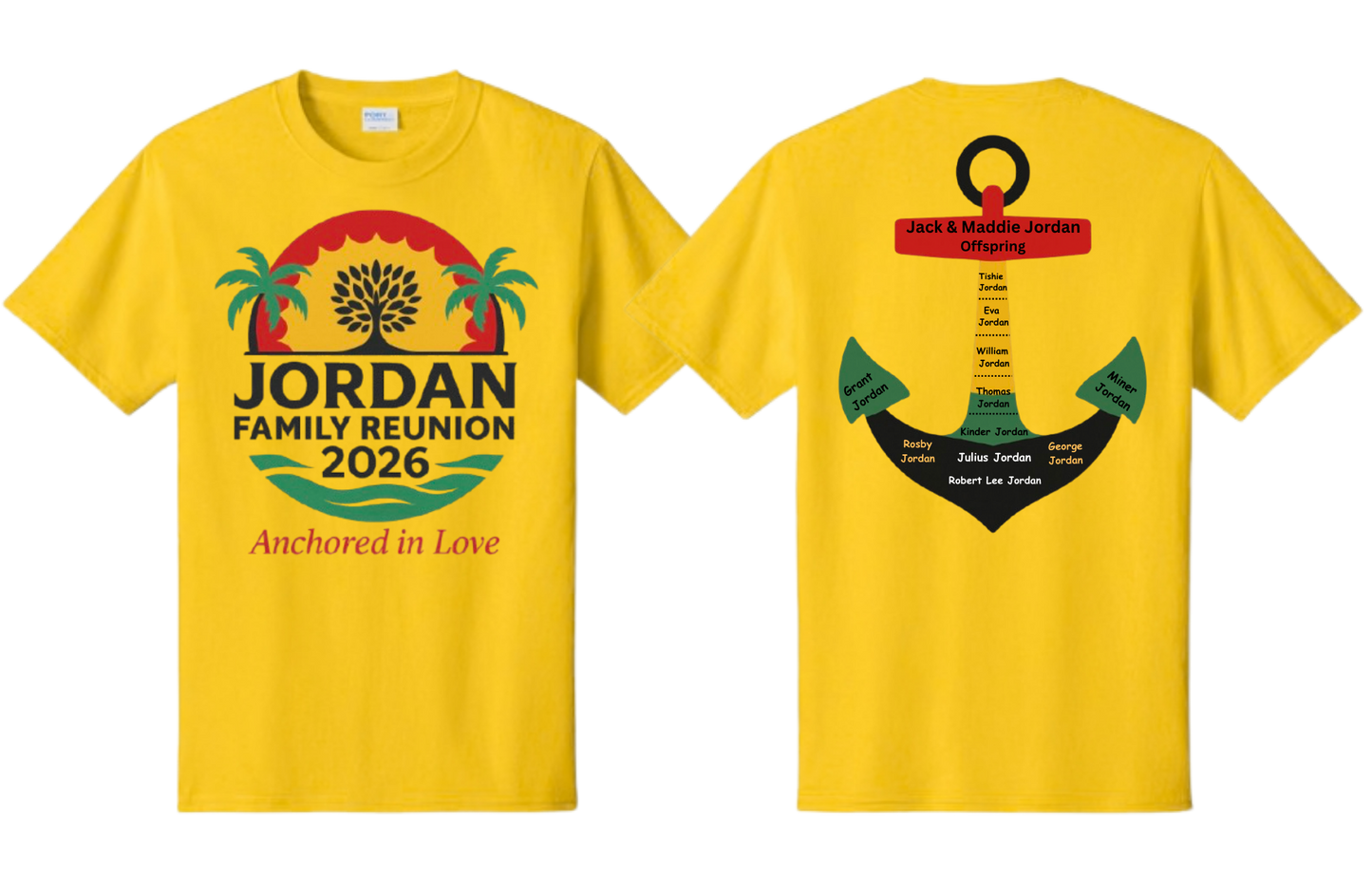 Jordan Family Reunion Purchase Deadline 5/10/2026