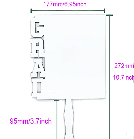 Sublimation Grad Paddle