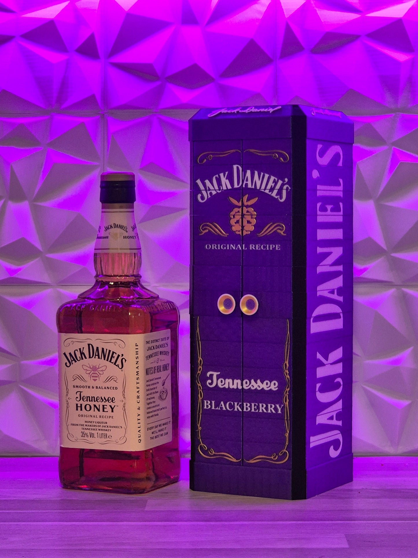 Purple Jack Daniel's Display Box