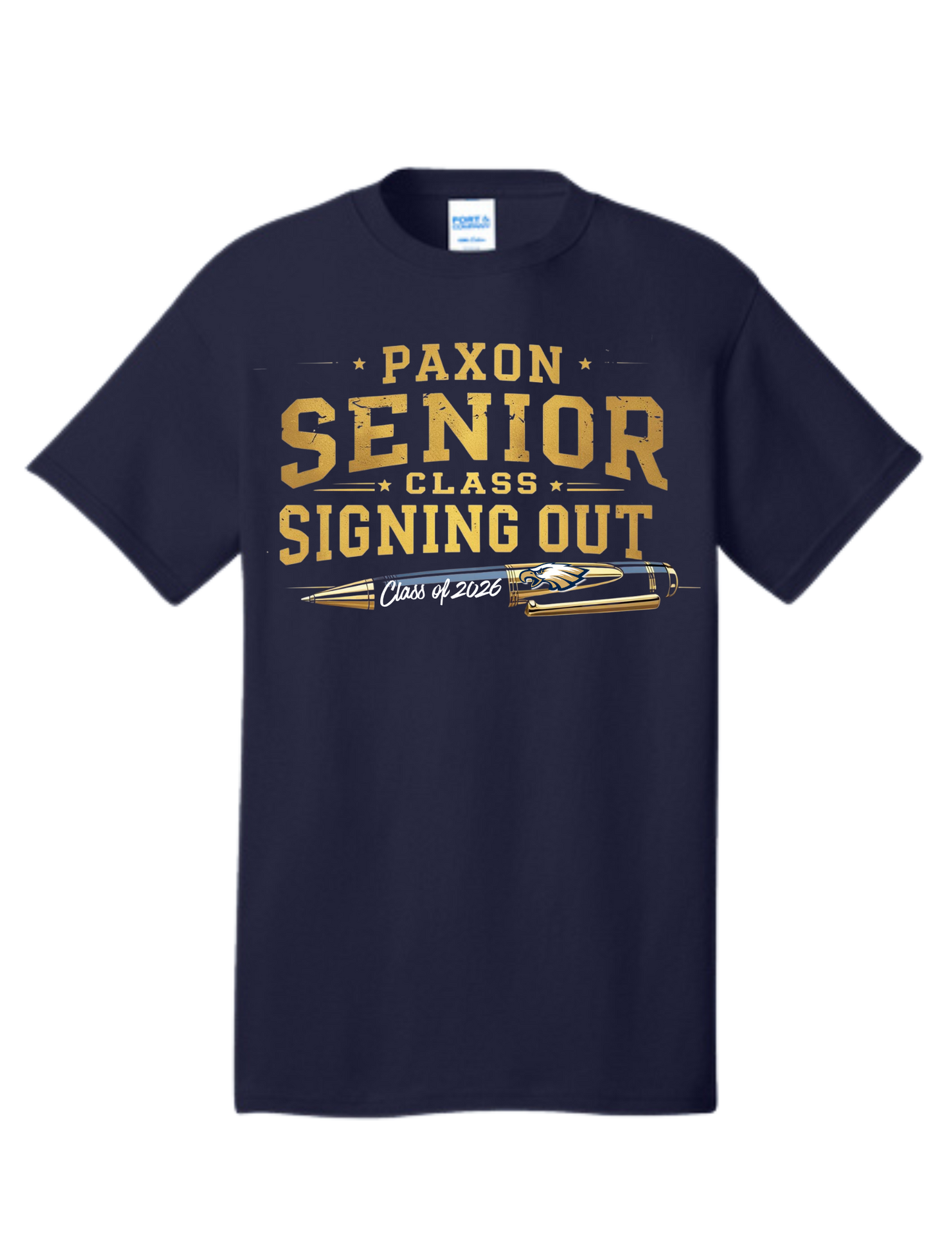 Paxon Senior Signing Out - Navy