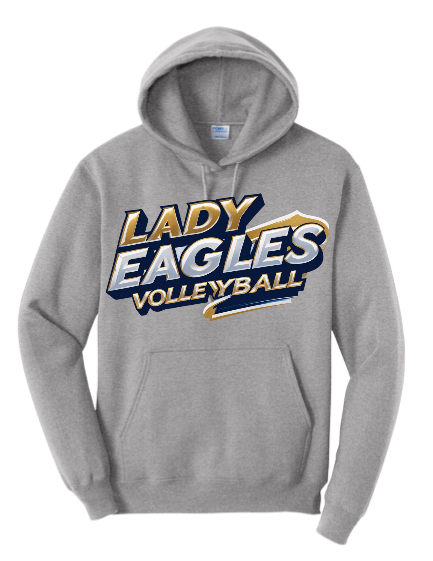 Lady Eagles Hoodie - Gray