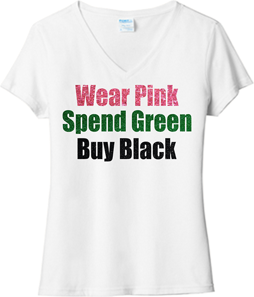 Pink, Green, Black