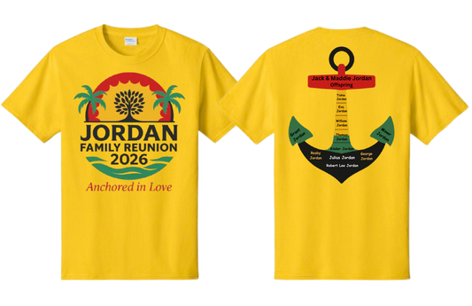 Jordan Family Reunion Purchase Deadline 5/10/2026