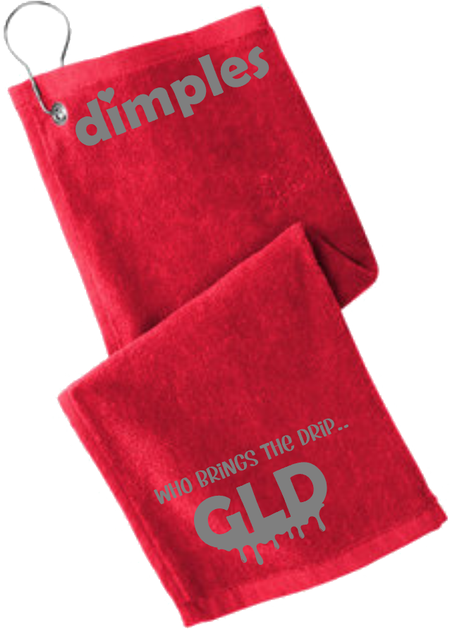 Red GLD Who Bring The Drip - Towel