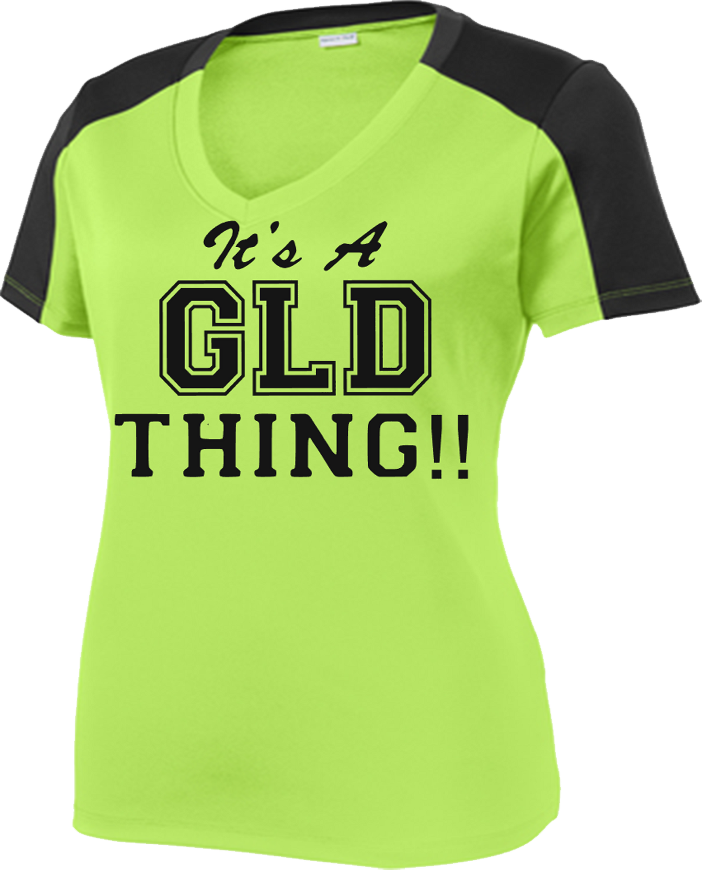It's A GLD Thing - Lime Green/Black