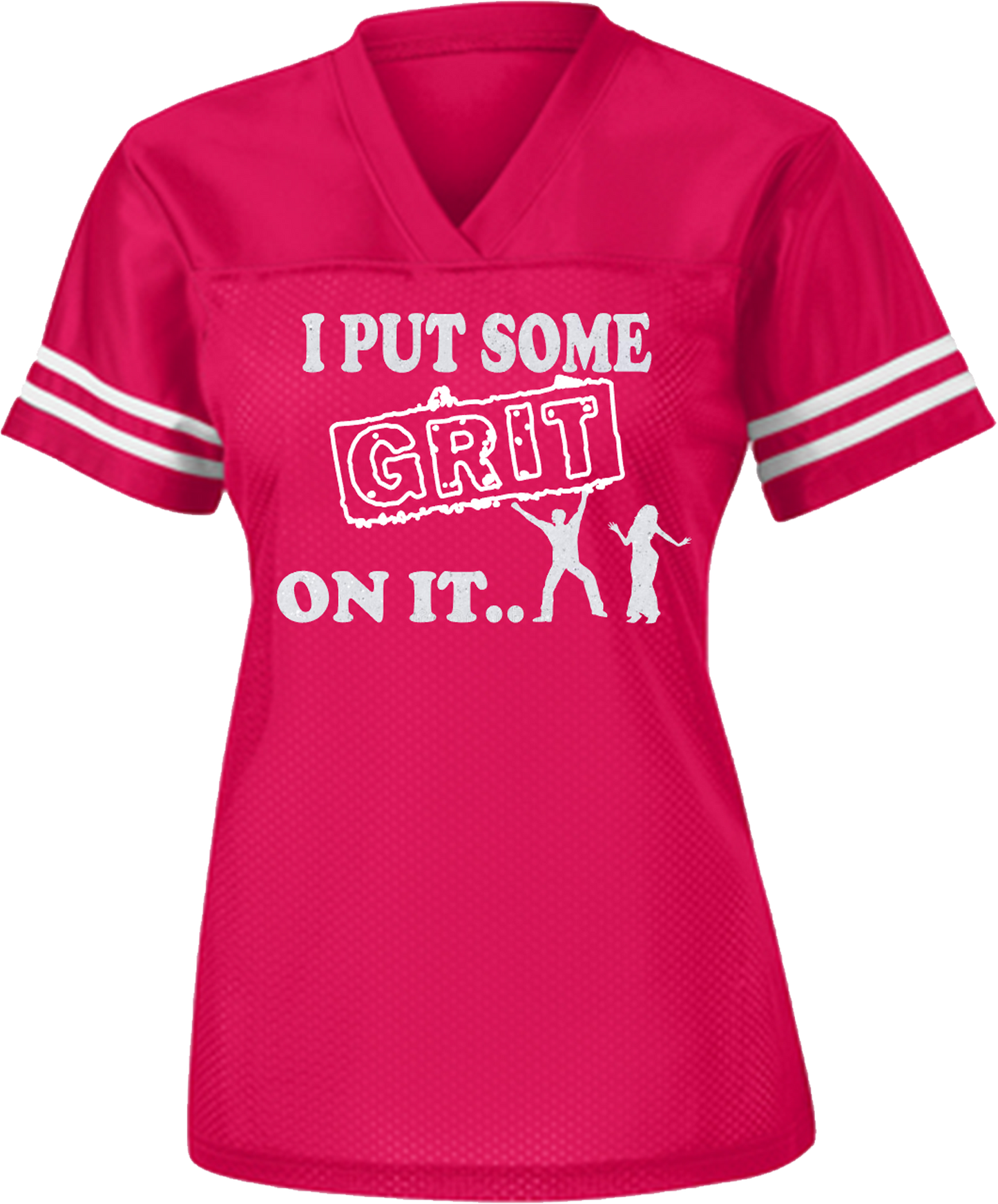 Pink Jersey - I Put Some GRIT On It